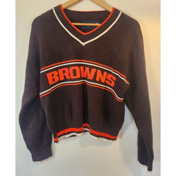 Abercrombie & Fitch Sweaters - Abercrombie & Fitch Women's Sz. XS Cleveland Browns V Neck Sweater